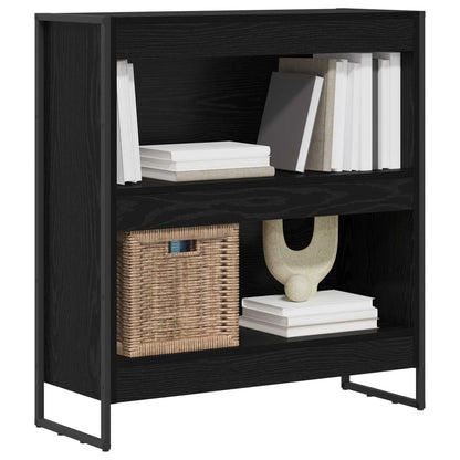 Bokhylla Svart Ek 80 x 30 x 155 cm