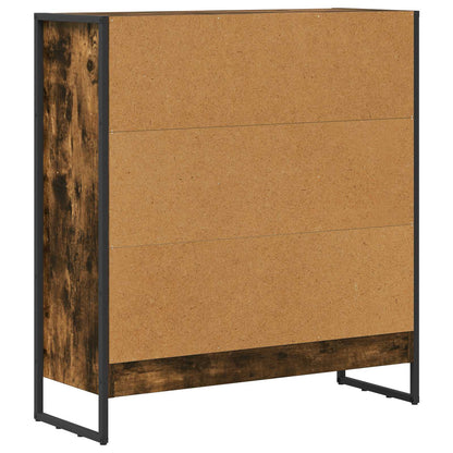 Bokhylla Rökfärgad Ek 80 x 30 x 155 cm
