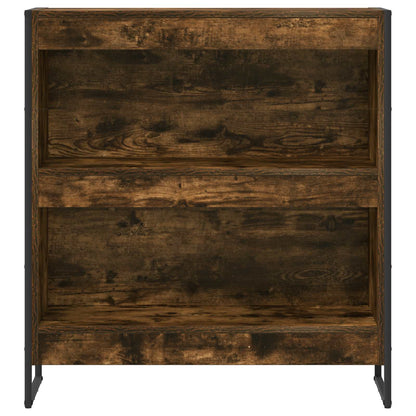 Bokhylla Rökfärgad Ek 80 x 30 x 155 cm