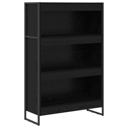 Bokhylla Svart Ek 80 x 30 x 155 cm