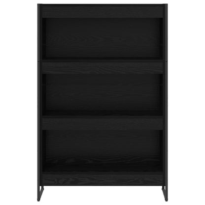 Bokhylla Svart Ek 80 x 30 x 155 cm