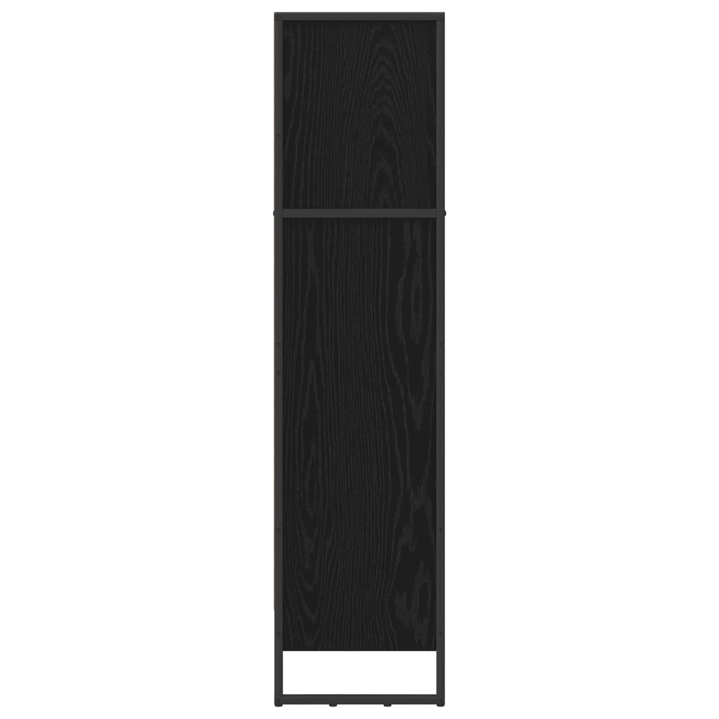 Bokhylla Svart Ek 80 x 30 x 155 cm