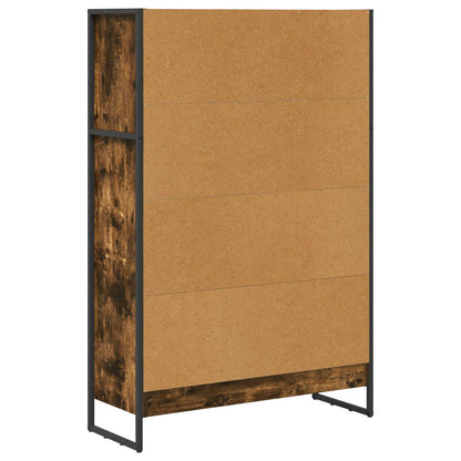 Bokhylla Rökfärgad Ek 80 x 30 x 155 cm
