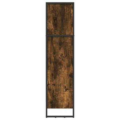 Bokhylla Rökfärgad Ek 80 x 30 x 155 cm