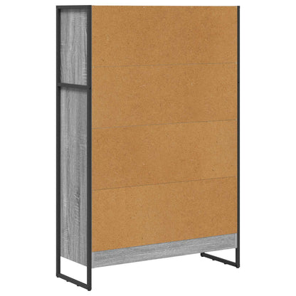 Bokhylla Sonoma Grå 80 x 30 x 155 cm