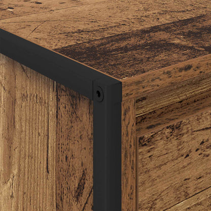 Soffbord Åldrat Trä 100 x 46 x 40 cm