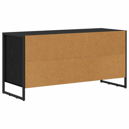 TV-Möbel Svart Ek TV-skåp med låda 100 x 36 x 49,5 cm
