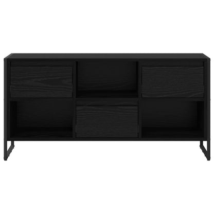 TV-Möbel Svart Ek TV-skåp med låda 100 x 36 x 49,5 cm