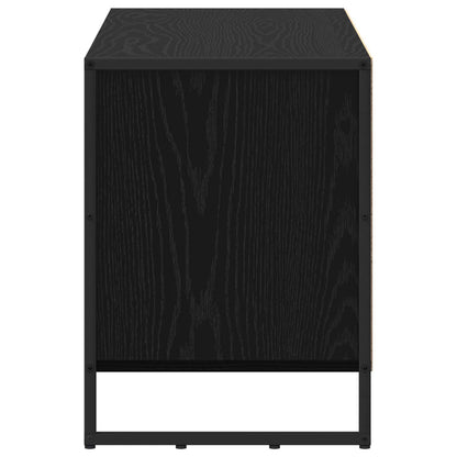 TV-Möbel Svart Ek TV-skåp med låda 100 x 36 x 49,5 cm