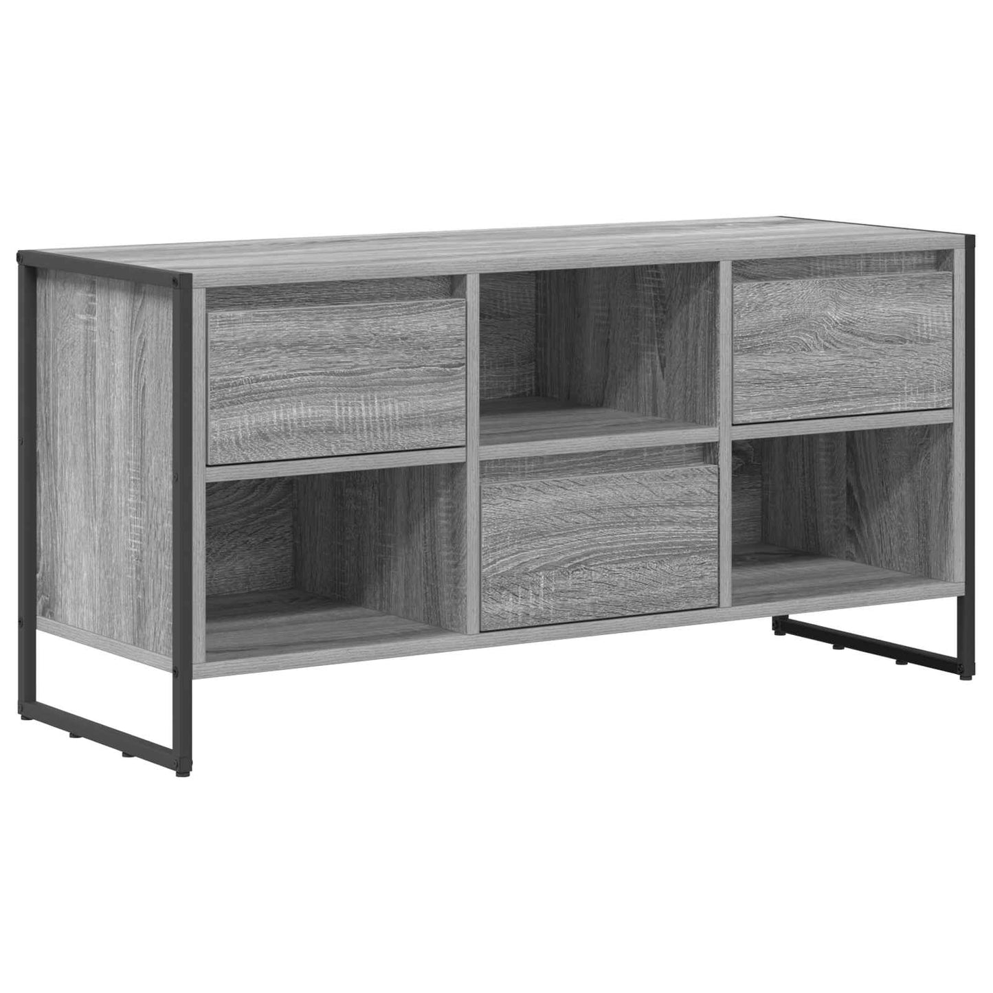 TV-Möbel Sonoma Grå TV-skåp med låda 100 x 36 x 49,5 cm