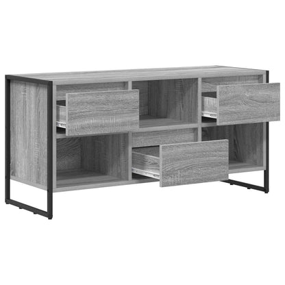 TV-Möbel Sonoma Grå TV-skåp med låda 100 x 36 x 49,5 cm