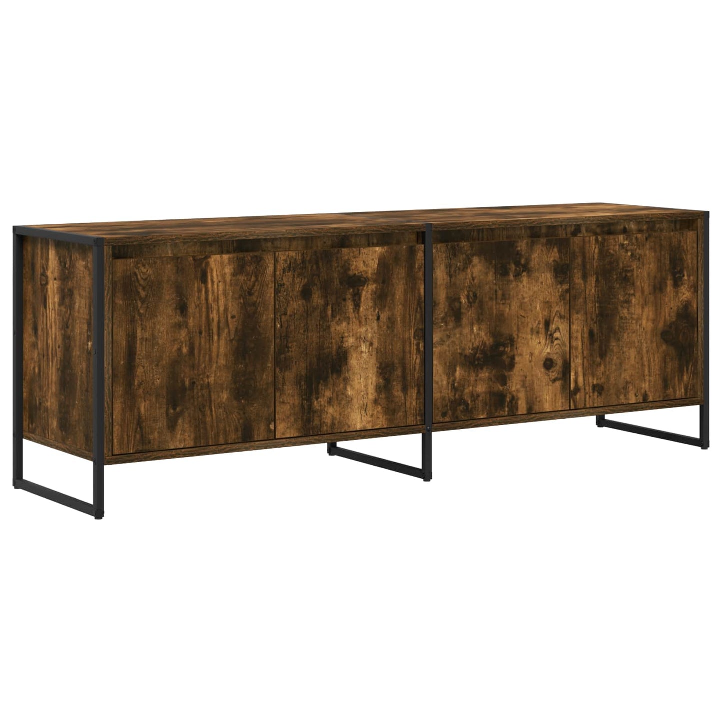 TV-Möbel Rökfärgad Ek TV-skåp 140 x 36 x 49,5 cm