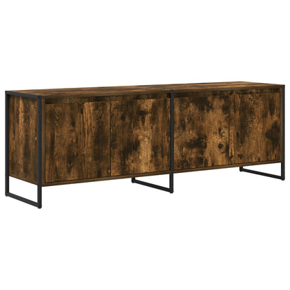 TV-Möbel Rökfärgad Ek TV-skåp 140 x 36 x 49,5 cm