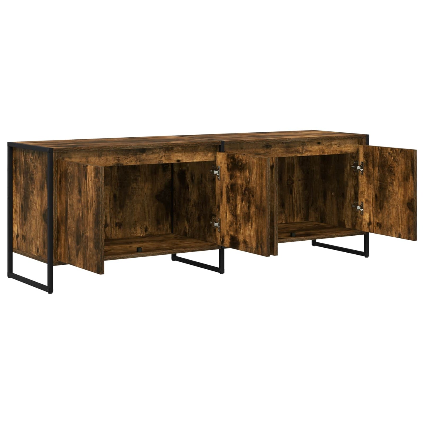 TV-Möbel Rökfärgad Ek TV-skåp 140 x 36 x 49,5 cm