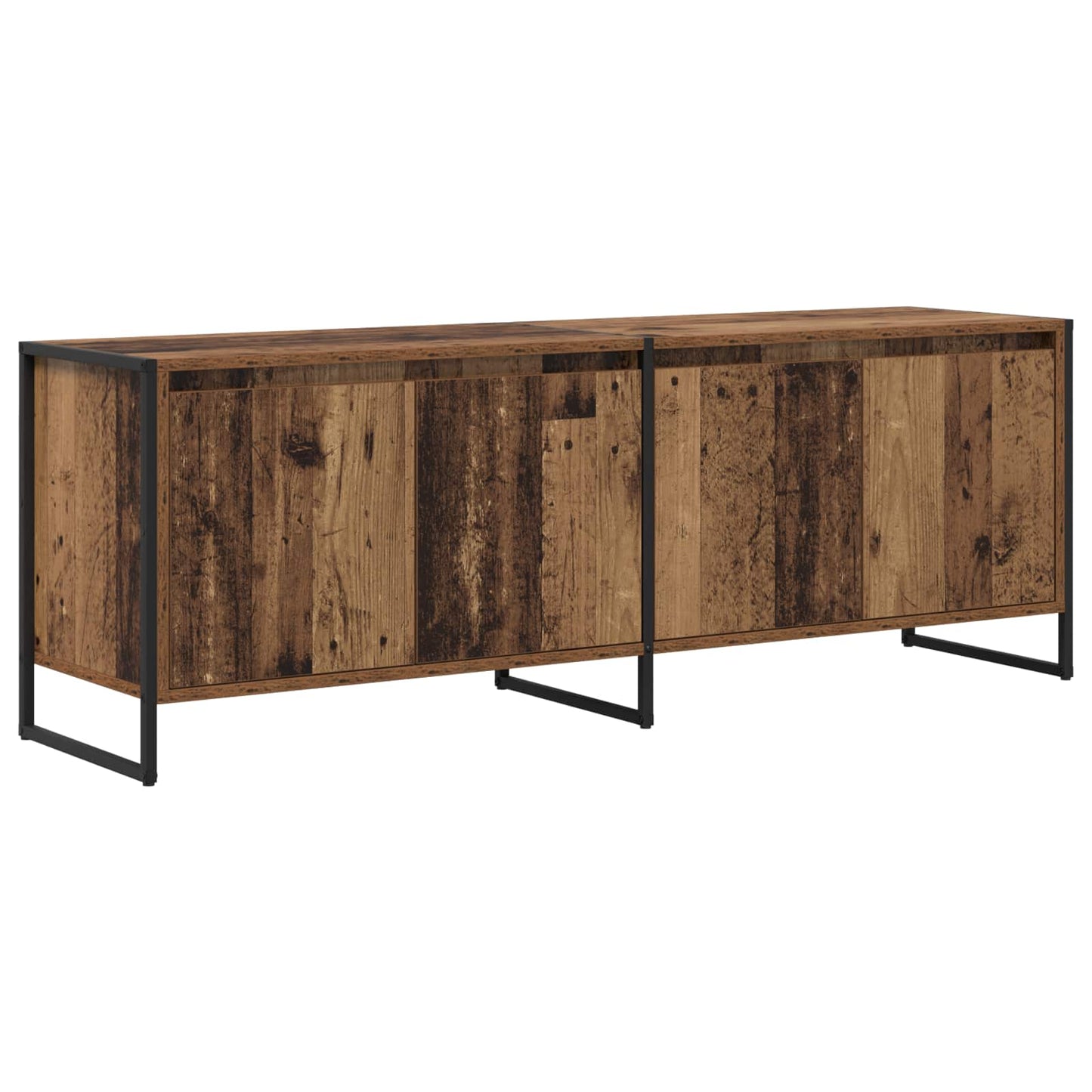 TV-Möbel Åldrat Trä TV-skåp 140 x 36 x 49,5 cm
