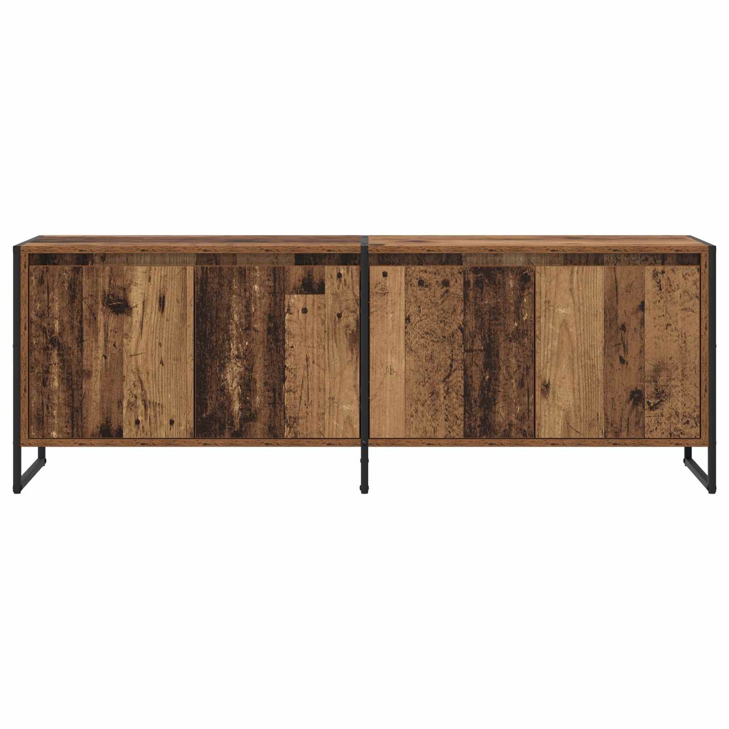 TV-Möbel Åldrat Trä TV-skåp 140 x 36 x 49,5 cm