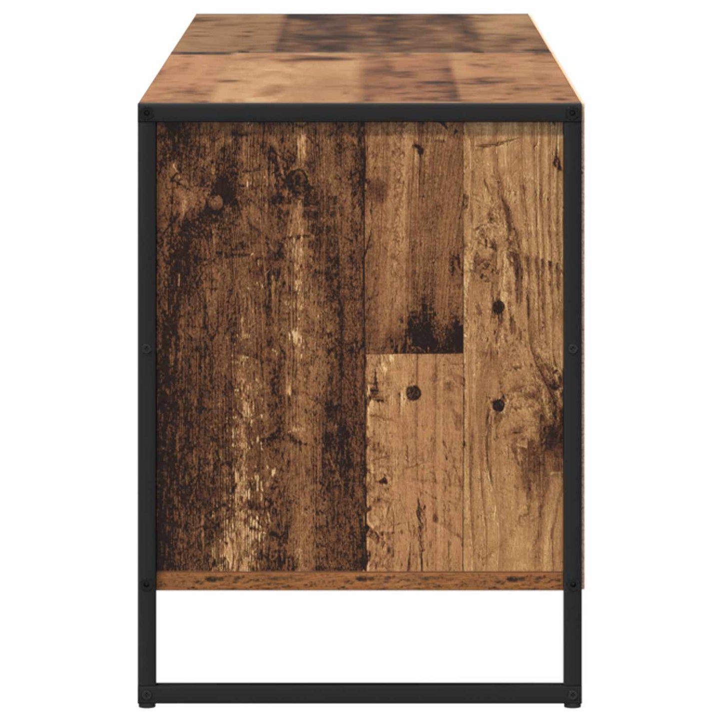 TV-Möbel Åldrat Trä TV-skåp 140 x 36 x 49,5 cm