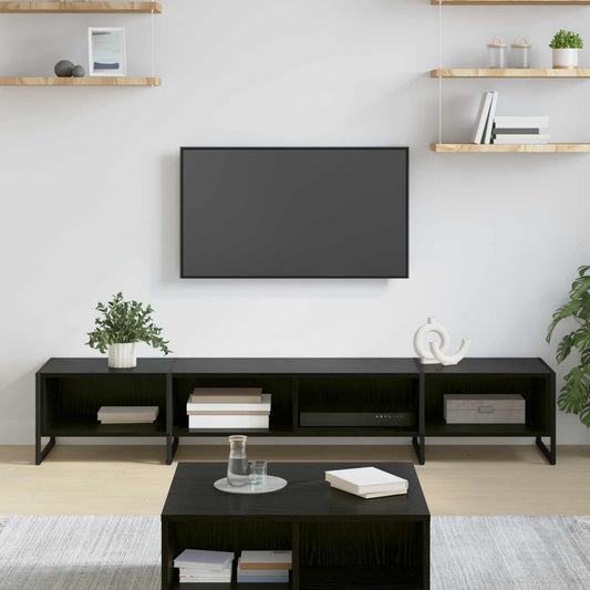 TV-Möbel Svart Ek TV-skåp 170.5 x 36 x 30.5 cm