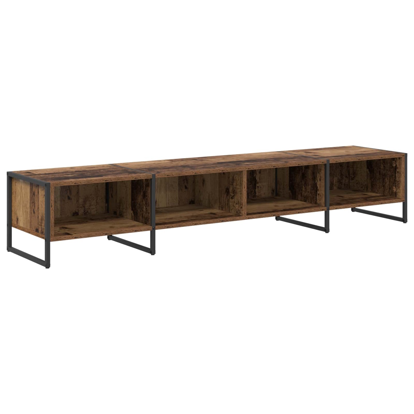 TV-Möbel Åldrat Trä TV-skåp 170.5 x 36 x 30.5 cm