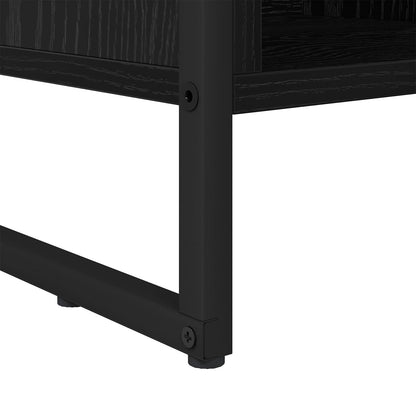 Bokhylla Svart Ek 99.5 x 30 x 108.5 cm