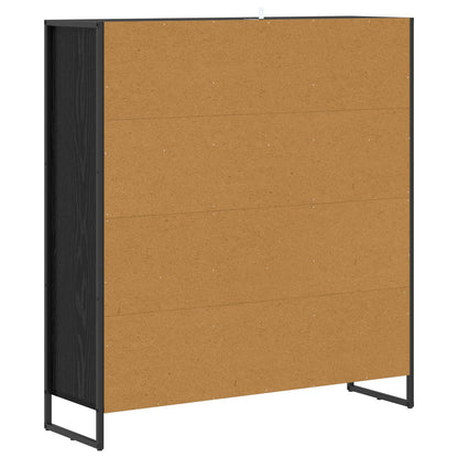 Bokhylla Svart Ek 99.5 x 30 x 108.5 cm