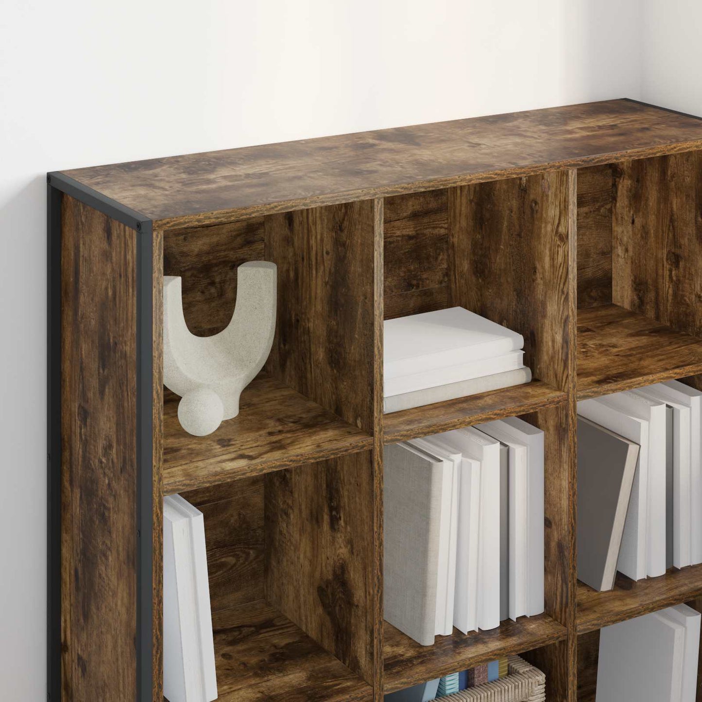 Bokhylla Rökfärgad Ek 99.5 x 30 x 108.5 cm