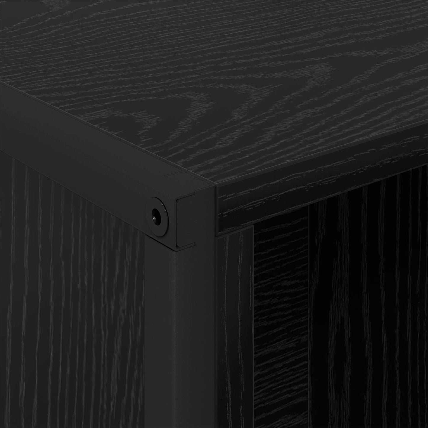 Bokhylla Svart Ek 99.5 x 30 x 108.5 cm