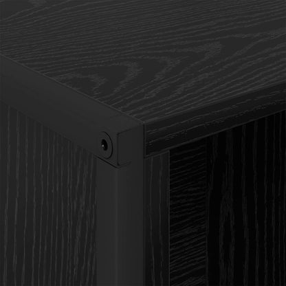 Bokhylla Svart Ek 99.5 x 30 x 108.5 cm