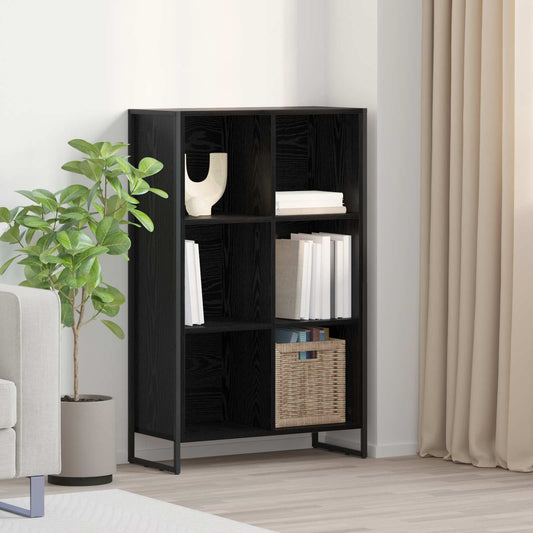 Bokhylla Svart Ek 99.5 x 30 x 108.5 cm