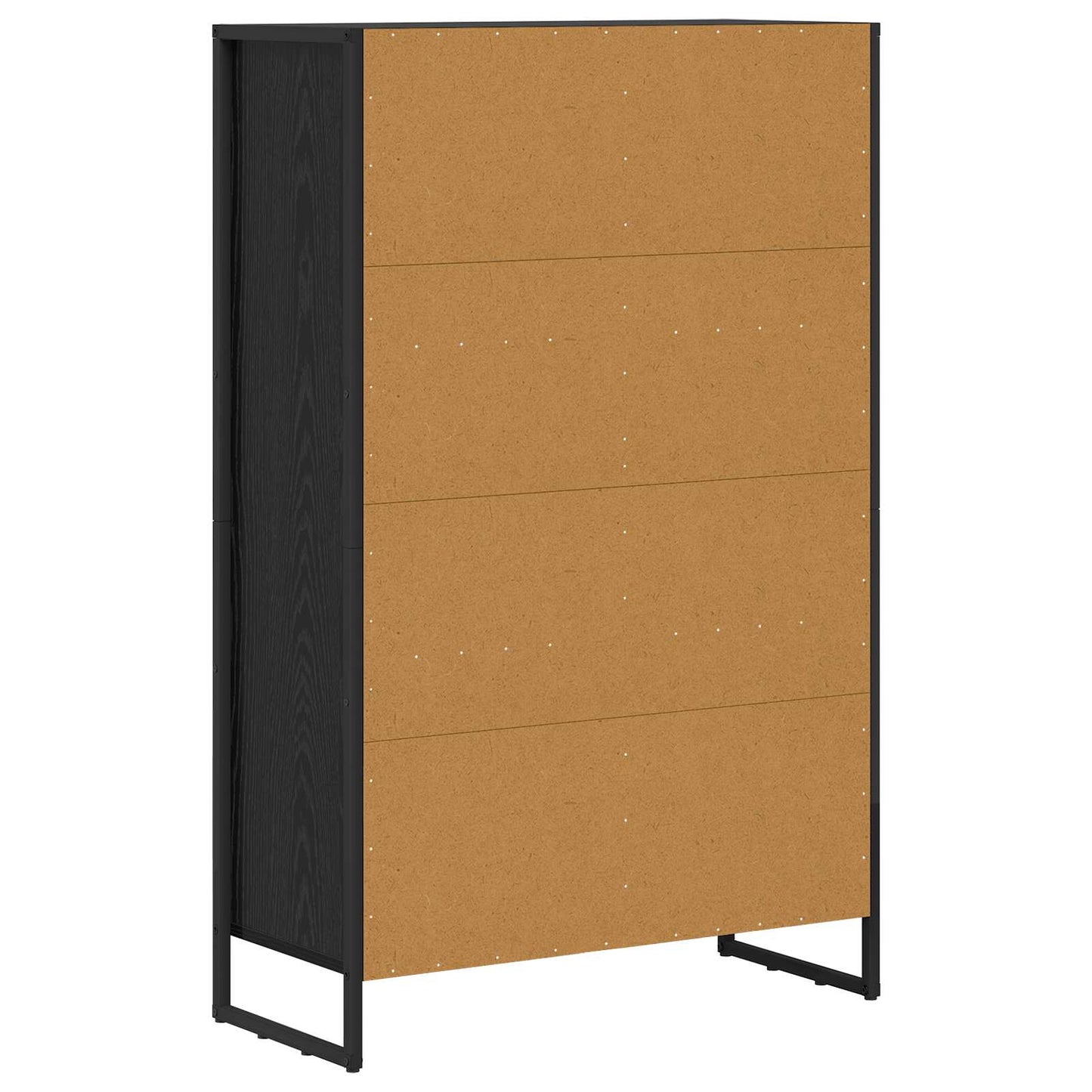 Bokhylla Svart Ek 99.5 x 30 x 108.5 cm