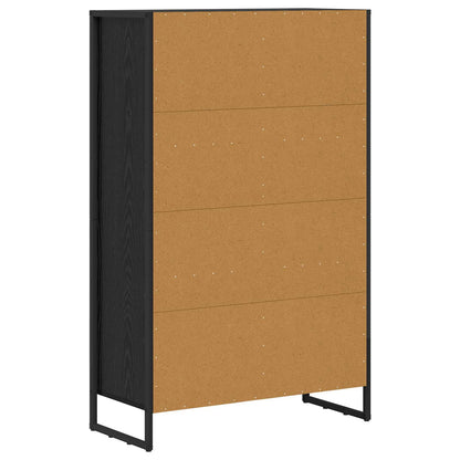 Bokhylla Svart Ek 99.5 x 30 x 108.5 cm