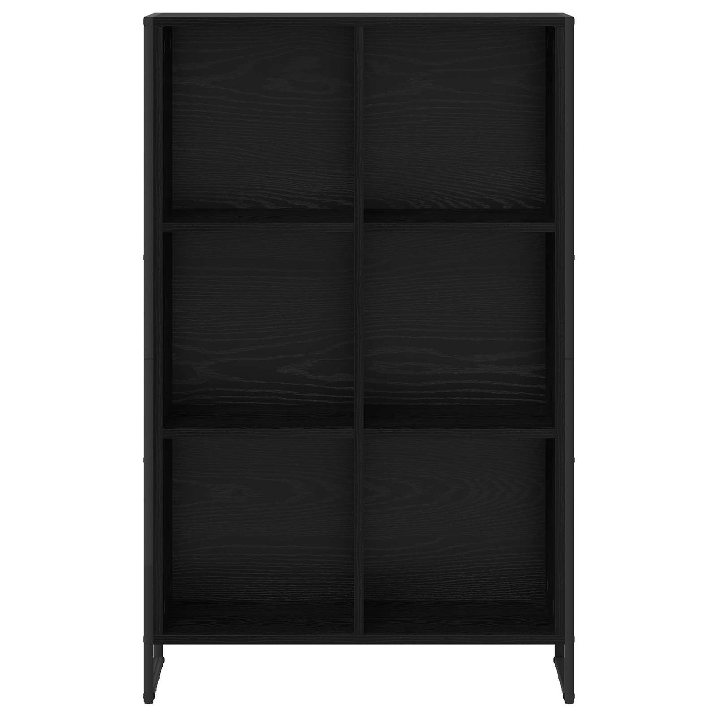 Bokhylla Svart Ek 99.5 x 30 x 108.5 cm