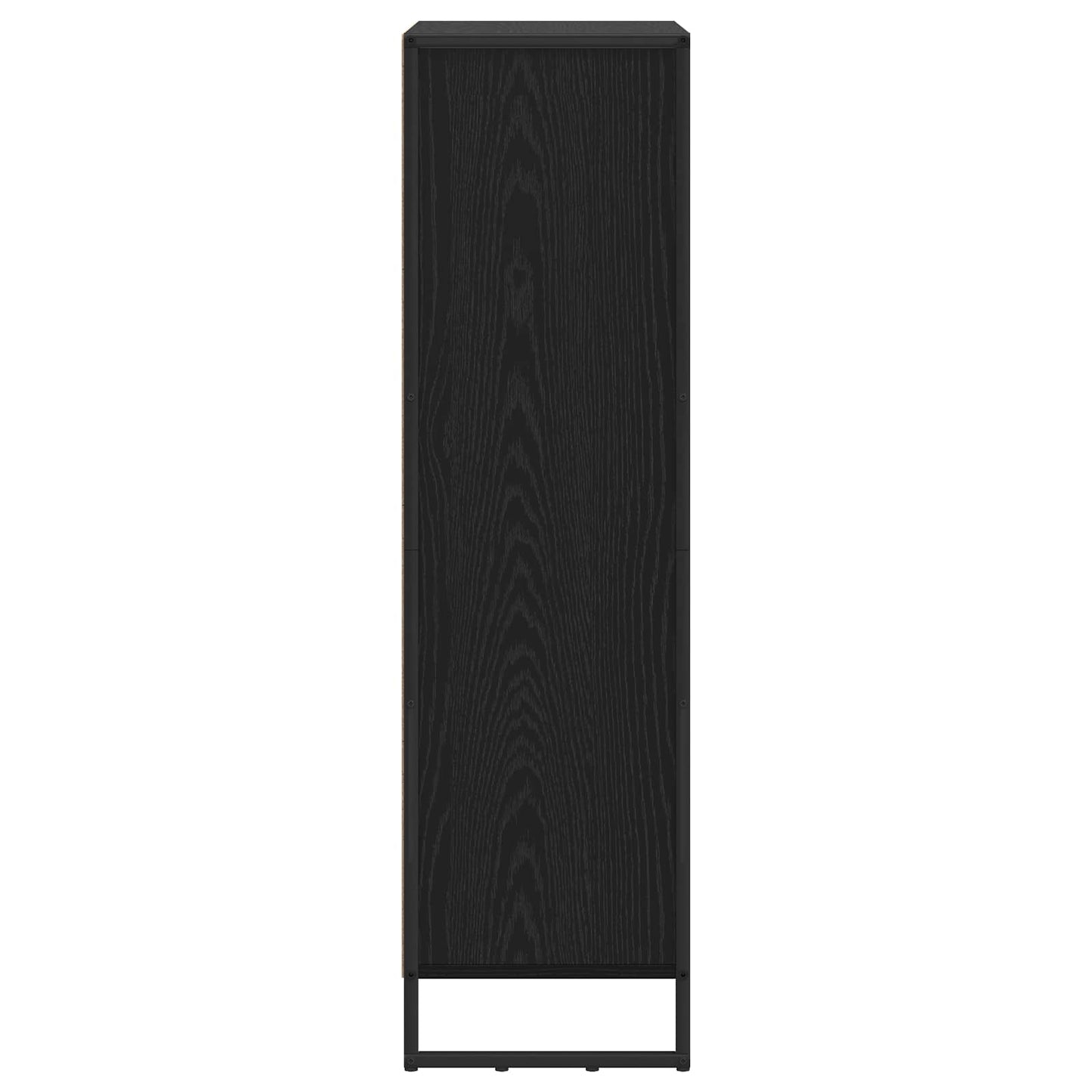 Bokhylla Svart Ek 99.5 x 30 x 108.5 cm