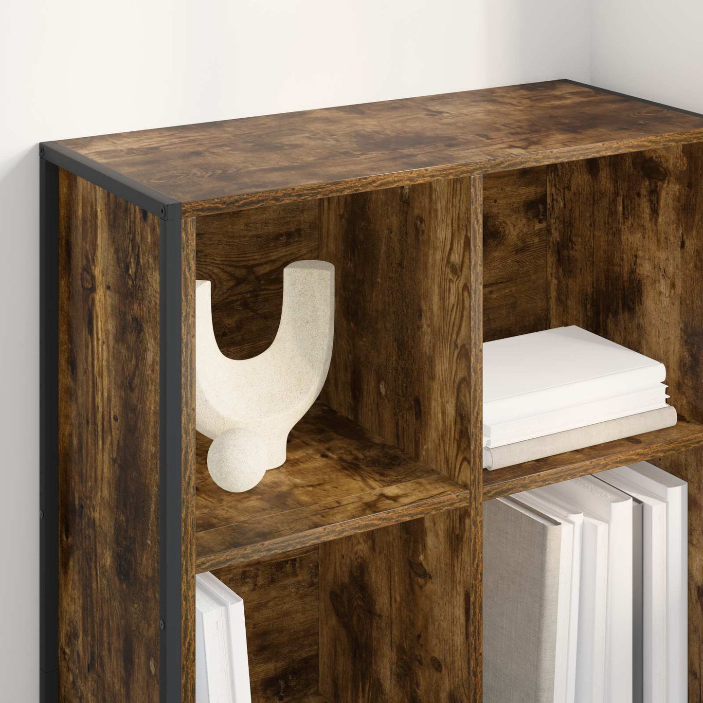 Bokhylla Rökfärgad Ek 99.5 x 30 x 108.5 cm