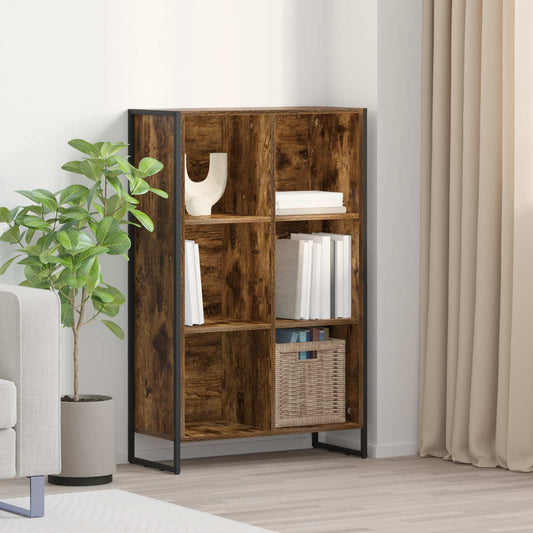 Bokhylla Rökfärgad Ek 99.5 x 30 x 108.5 cm