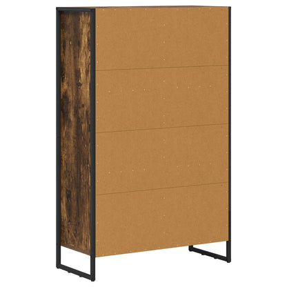 Bokhylla Rökfärgad Ek 99.5 x 30 x 108.5 cm