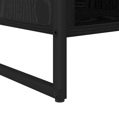 Bokhylla Svart Ek 68 x 30 x 108.5 cm