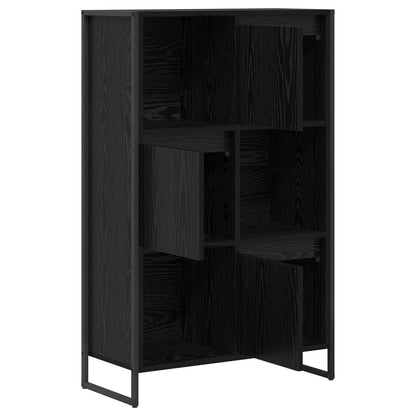 Bokhylla Svart Ek 68 x 30 x 108.5 cm