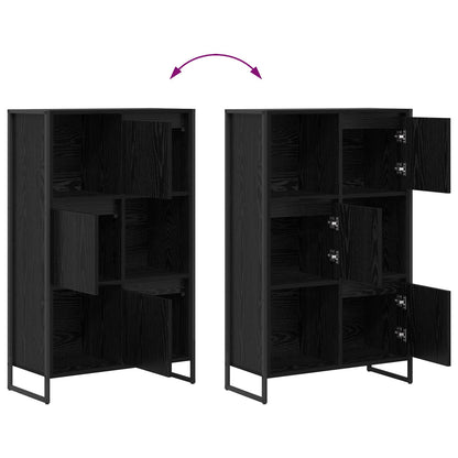 Bokhylla Svart Ek 68 x 30 x 108.5 cm