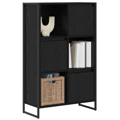 Bokhylla Svart Ek 68 x 30 x 108.5 cm