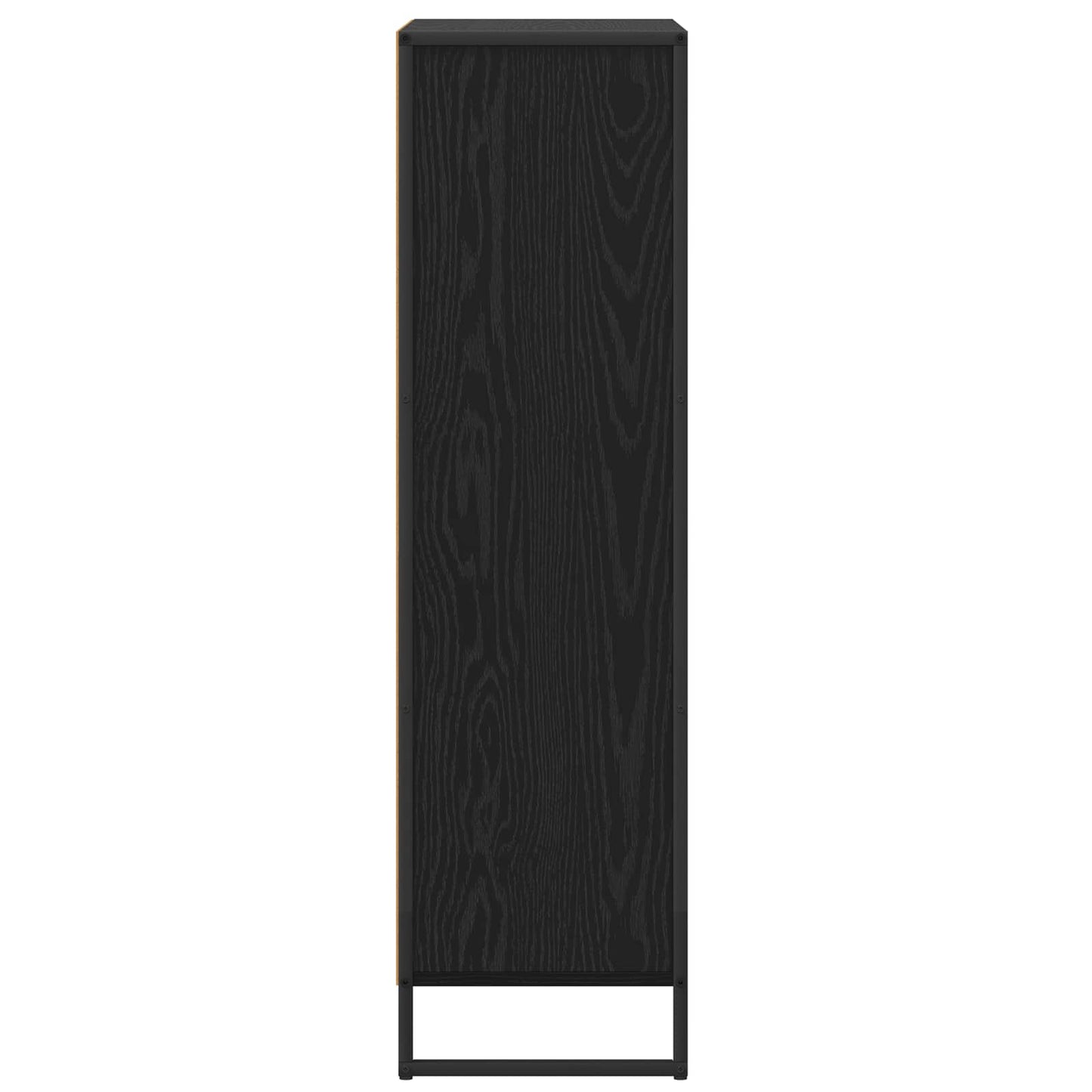Bokhylla Svart Ek 68 x 30 x 108.5 cm