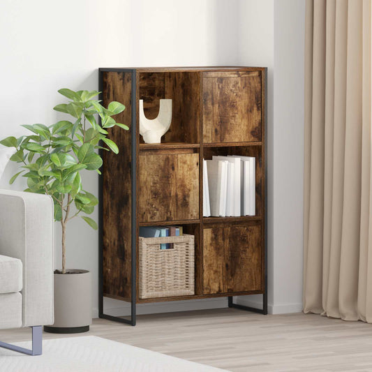 Bokhylla Rökfärgad Ek 68 x 30 x 108.5 cm