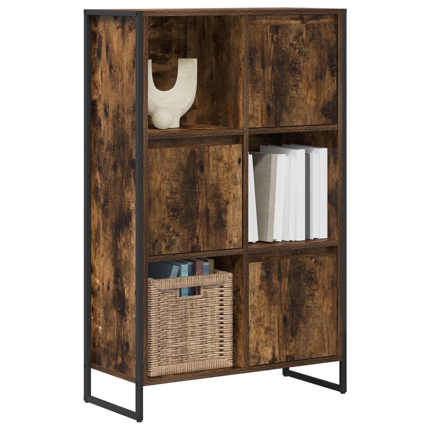 Bokhylla Rökfärgad Ek 68 x 30 x 108.5 cm