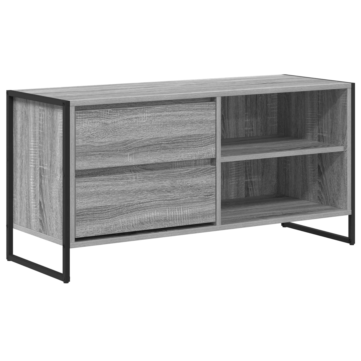 TV-Möbel Sonoma Grå TV-skåp med låda 100 x 36 x 49,5 cm