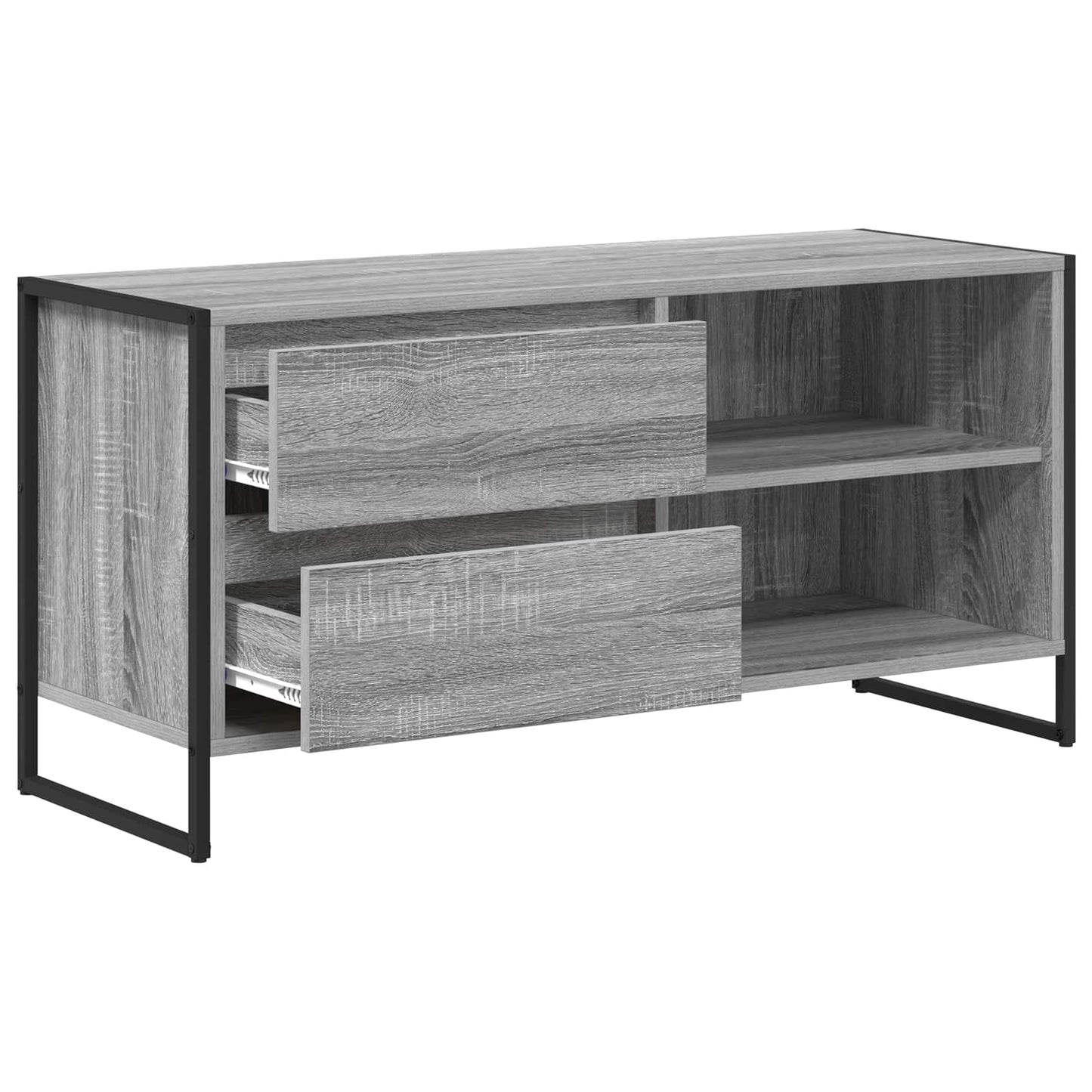 TV-Möbel Sonoma Grå TV-skåp med låda 100 x 36 x 49,5 cm