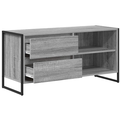 TV-Möbel Sonoma Grå TV-skåp med låda 100 x 36 x 49,5 cm