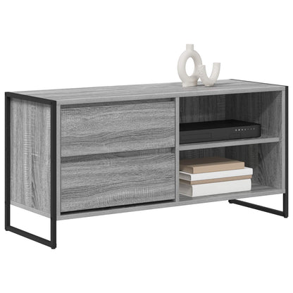 TV-Möbel Sonoma Grå TV-skåp med låda 100 x 36 x 49,5 cm