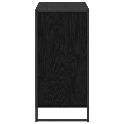 Skåp Svart Ek 79 x 36 x 75 cm