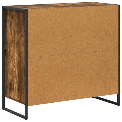 Skåp Rökfärgad Ek 79 x 36 x 75 cm