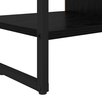 Skåp Svart Ek 96.5 x 30 x 75 cm
